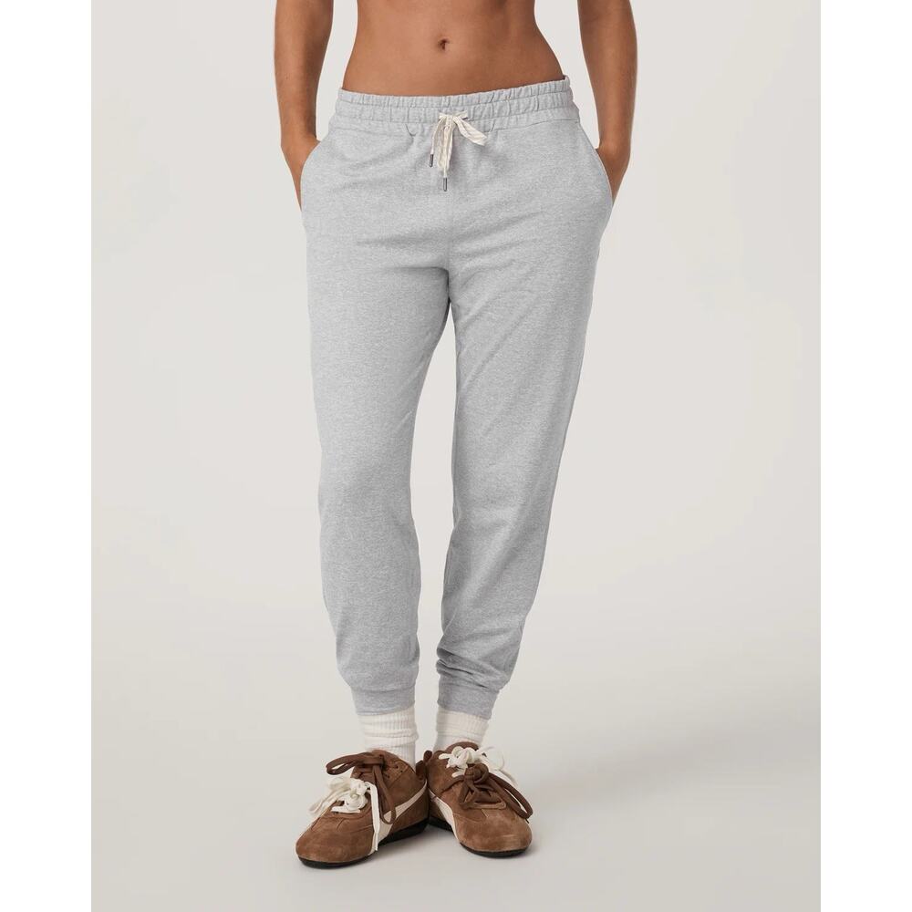 Vuori Pale Grey Heather Performance Jogger Sz S